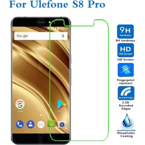 Tempered Glass For Ulefone S8 Pro Screen transparent toughened film Protective Screen Cover For Ulefone S7