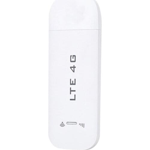 4G WiFi Router USB Dongle Wireless Modem 100Mbps with SIM Card Slot Pocket Mobile WiFi for Car Wireless Hotspot