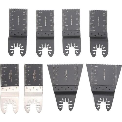 8pcs High Carbon Steel Universal Saw Blades Oscillating Multitool Accessories Cutting Tool