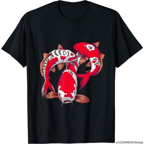 Funny Koi Fish Gift For Men Cool Japanese Fish Lover T-Shirt