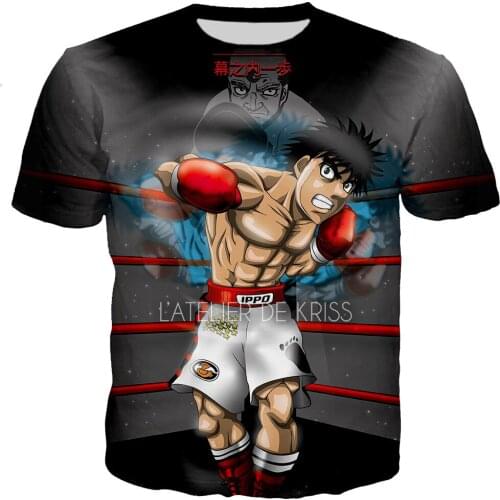 Hot Sale Anime Hajime No Ippo Men/women New Fashion Cool 3D Printed T-shirts Casual Style Tshirt Streetwear Tops
