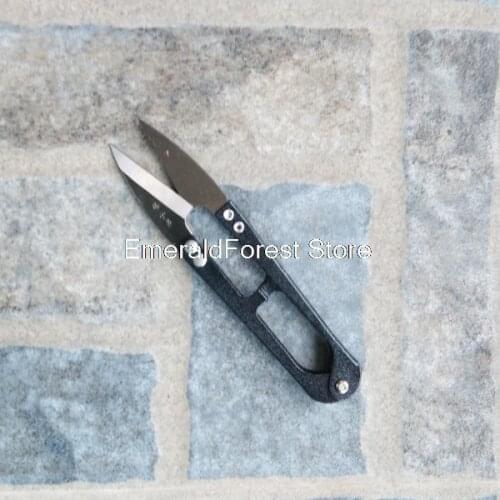 Eather Carving Tool DIY Hand-Aided Tool U-Shaped Household Scissors for Leather