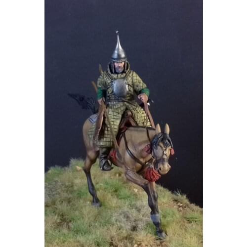 Classic Soldier 1/32 54 MM Germanic Knights Miniatures Unpainted DIY Assembling Static Figure Resin GK Model Kits Collection