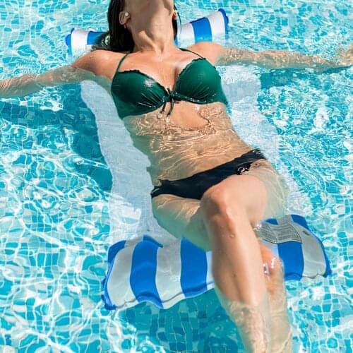 Inflatable Pool Float Portable Folding Swimming Pool Floating Chair Water Hammock Lounger