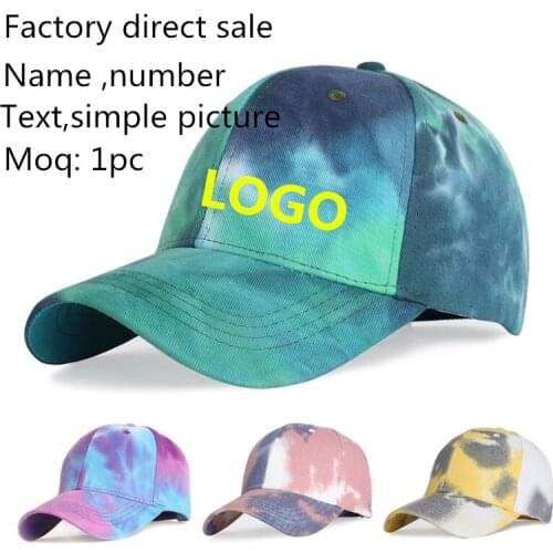 New Unisex outdoor casual leisure sport baseball cap Cotton Custom hat with logo OEM DIY Sun hat