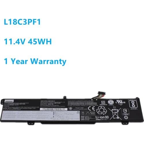 New L18M3PF1 SB10W67243 Battery Apply to Lenovo Ideapad L340-15IRH L340-17IRH Laptop Battery L18C3PF1 11.4V 45Wh 4000mAh
