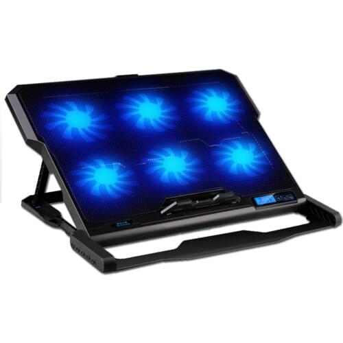 New Laptop cooler 2 USB Ports and Six cooling Fan laptop cooling pad Notebook Stand for 12-15.6 inch for Laptop