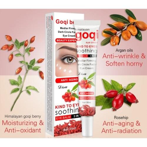 Goji Eye Cream Moisturizing Nourish Anti-Wrinkle Remove Eye Bags Care Essence HY UK