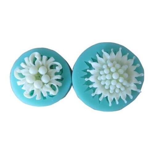 Flower silicone fandont mold flower Silica gel moulds flowers Chocolate molds flowers Jewelry candy mould silicone molds Jewelry