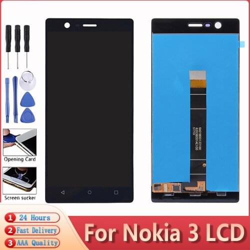 AAA Quality For Nokia 3 N3 TA 1020 1028 1032 1038 LCD Display Touch Screen Digitizer Assembly Replacement Free Tools