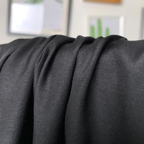 White waxberry 130g/m 20mommon Fabric 114cm Black Silk Cotton fabrics clothes Garment sewing materials Free shipping