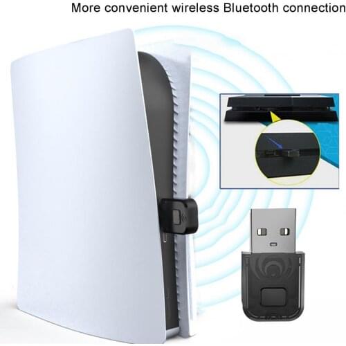 Bluelans Bluetooth Emitter Wireless 10m Barrier-free Emitter Adapter Lightweight Bluetooth Transceiver for PS5