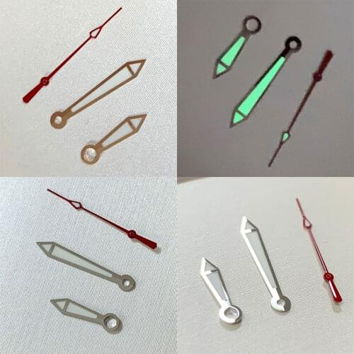 Watch hands three needles gold silver white oil-filled green luminous components NH35, NH36 automatic mechanical movement A9