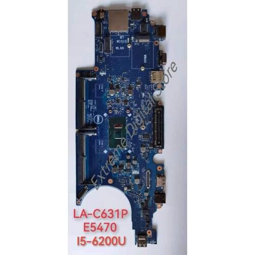 The motherboard LA-C631P is suitable for Dell laptop motherboard E5470 CPU: I5-6200U DDR4 100% test finished shipment