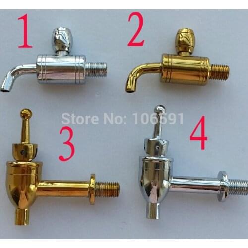 Oak Leader Fittings Stainless Steel Faucet, Imitation Wood Container Tap