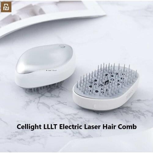 Mijia Cellight LLLT Electric Laser Hair Comb Healthy Growth Anti Hair Loss Scalp Massage Comb Hair Growth Comb Hair Growth Tool