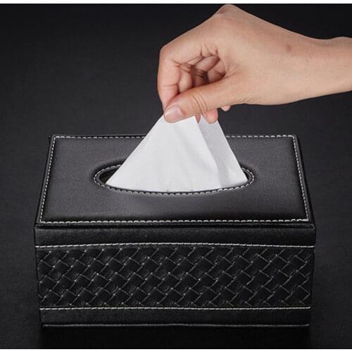 Car Tissue Box, Car Armrest Box, Drawer Box, Creative Leather Car Tissue Box, Car Seat Type Tissue Box