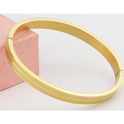 Fashion Stainless Steel Love Jewelry Frosted and Glossy Bracelet for Woman Bracelet Party Gift Wholesale