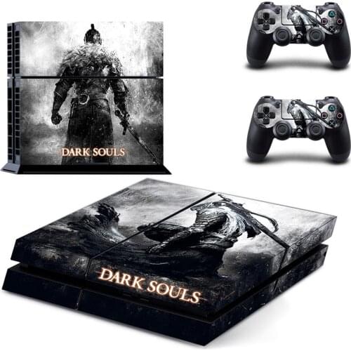 Dark Souls PS4 Stickers Play station 4 Skin PS 4 Sticker Decal Cover For PlayStation 4 PS4 Console & Controller Skins Vinyl