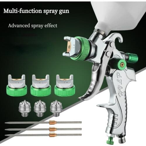 Sell hot G2008 Professional HVLP Spay Gun 1.4/1.7/2.0mm Nozzle Gravity Airbrush Pneumatic Gun For Car Painting Pneumatic tools