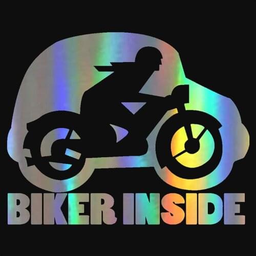 WaveHands 15x12cm Respect for Bikers Car Sticker Vinyl Reflective Funny Sticker on Auto 3D Motorcycle Sticker Decal