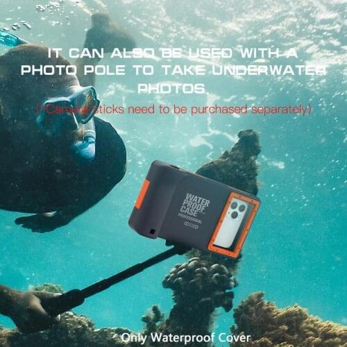 Waterproof Phone Potective Case 49Ft Underwater Diving Cover Waterproof Phone Shockproof Case Dustproof Swimming Universal O7F7