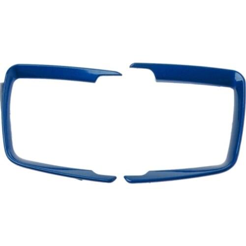 2x ABS Headlight Switch Frame Trim Adjustment Sticker for bmw F30 F31 F32 F34 3 4