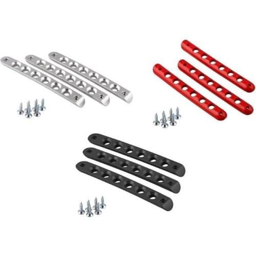 3pcs 156 mm Aluminum Door Grab Handle Tailgate Bar Trim Insert Cover for Wrangler JK 2007-2017