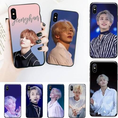 Seventeen jeonghan kpop Phone Case for iPhone 11 12 mini pro XS MAX 8 7 6 6S Plus X 5S SE 2020 XR