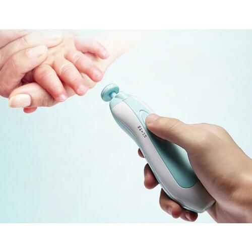 Electric Baby Nail Trimmer Manicure Pedicure Clipper Cutter Scissors Kids Infant