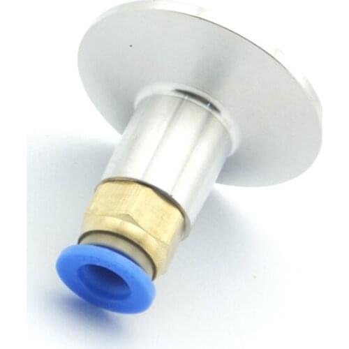 10mm Hose Tube Push In Fitting x 50.5mm Ferrule OD 304 Stainless Steel Sanitary Connector Pipe Fitting Fit 1.5" Tri Clamp