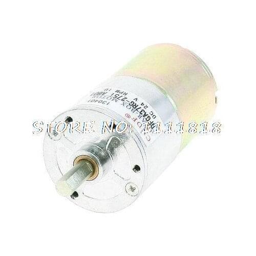 GA37RG 13.14Kg.cm 6mm Shaft Permanent Magnetic Gear Box Motor 10 RPM DC 24V