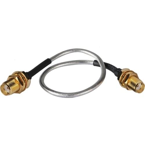 Superbat RF Coax cable SMA female jack to SMA female jack cable assembly RG405 15CM