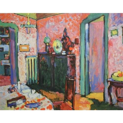 《The room in the picture》 picture painting by numbers home decor birthday present quadros decorativos