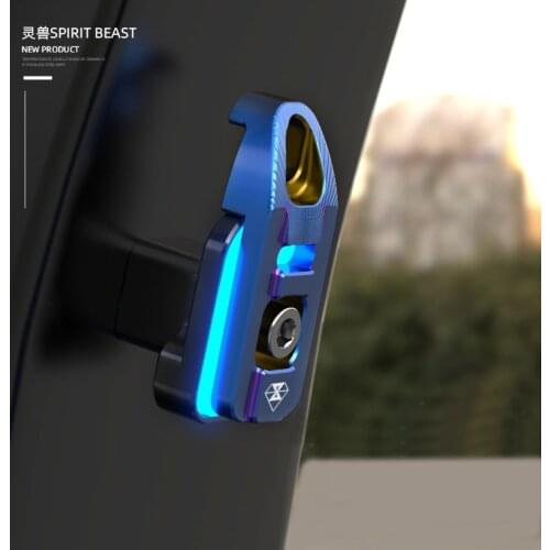 SPIRIT BEAST Motorcycle LED Luggage Hook Support Helmet Hook for Honda Yamaha Suzuki PIAGGIO VESPA Scooter Kymco Benelli BMW