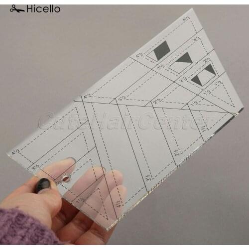 Hicello 1PC DIY Tailor Transparent Ruler Sewing Accessories Ruler Fabric Sewing Measure Patchwork Ruler DIY Tailor Tools