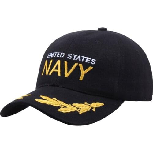 Fashion cotton wild baseball cap NAVY letter embroidery sun hat hip-hop hat outdoor sports golf caps snapback hats gorras