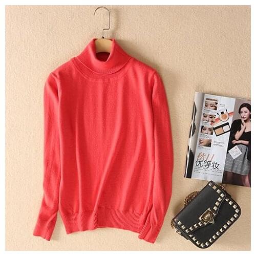 Fashion New Sweater Women Turtleneck Womens Plus Size Knitted Turtleneck Winter For Women Warm Solid Sweaters Female