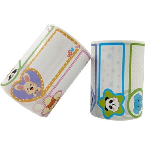 250pcs Baby Bottle Stickers Seal Label for Daycare School Waterproof Write-On Name Tags Kitchen Jar Sticker