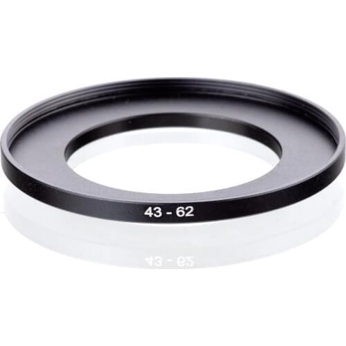 Original RISE(UK) 43mm-62mm 43-62mm 43 to 62 Step Up Ring Filter Adapter black