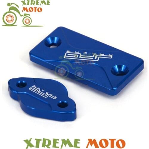 CNC Front And Rear Brake Fluid Reservoir Cover Cap For YZ YZF WRF YZ125 YZ250 YZ250F YZ450F WR250F WR450F Motorcycle Dirt Bike