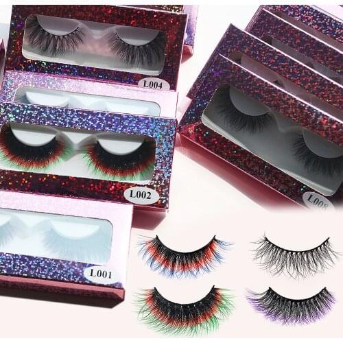 Makeup Eyelashes 3D Mink Lashes Fluffy Soft Wispy Natural Cross Eyelash Extension Reusable Lashes Mink False Eyelashes