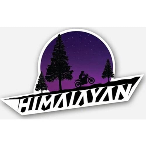S40561# Various Sizes Self-adhesive Decal Himalayan Mountian Car Sticker Waterproof Auto Decors on Bumper Rear Window