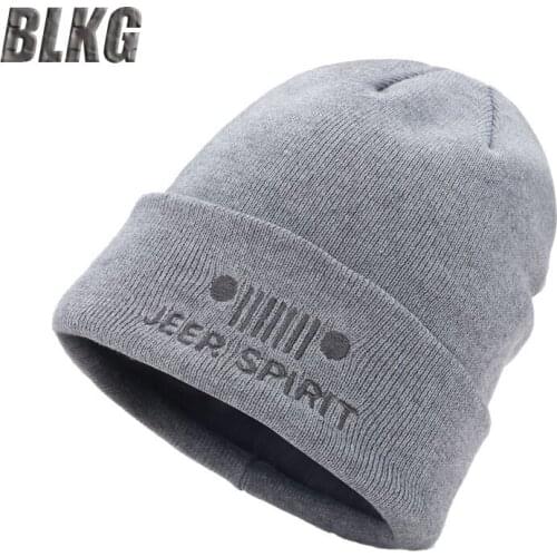 New Autumn Winter Knitted Hat Men Outdoor Causal Warm Windbreaker Hedging Cap Men Elastic Unisex Caps New Designer Bonnets