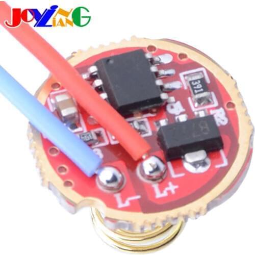 JYL3007 LED Circuit Board Power Torch Accessories 17MM 5W Q5 T6 U2 L2 Driver Plate with Memory Function