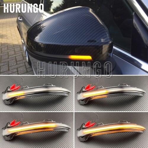 For Audi A4 S4 RS4 B9 2016 2017 A5 S5 RS5 LED Dynamic Turn Signal Blinker Sequential Side Mirror Indicator Repeater Light Lamp