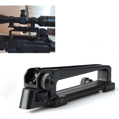 Tactical Detachable Carry Handle Mount for Scope Rear Sight Picatinny Rail Quick Release Mount for M4 M16 AR15 Hunting Parts