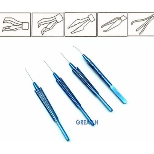 Titanium Capsulorhexis Forcep Virtreo-Retinal Ophthalmic Instruments 1pcs