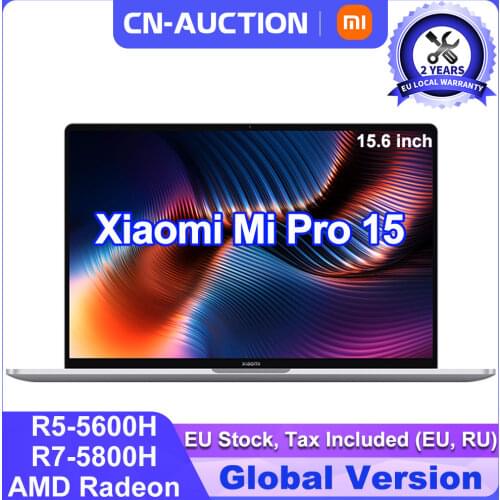 2021 New Xiaomi Laptop Pro 15 AMD Version Ryzen R7-5800H OLED 3.5K Super Retina Screen 16GB 512GB SSD Windows 10 Pro NoteBook PC