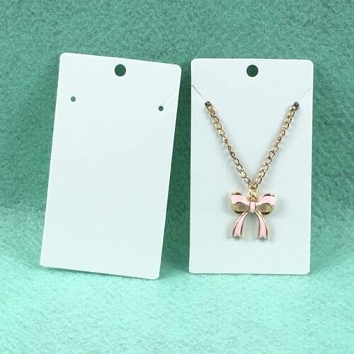 1000PCS Jewelry Display Cards Necklace&Earring Cards Blank Jewelry Cards Paper Vintage Classic Display Card Accept Custom Logo